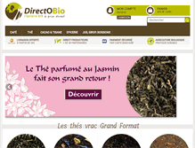 Tablet Screenshot of directobio.com